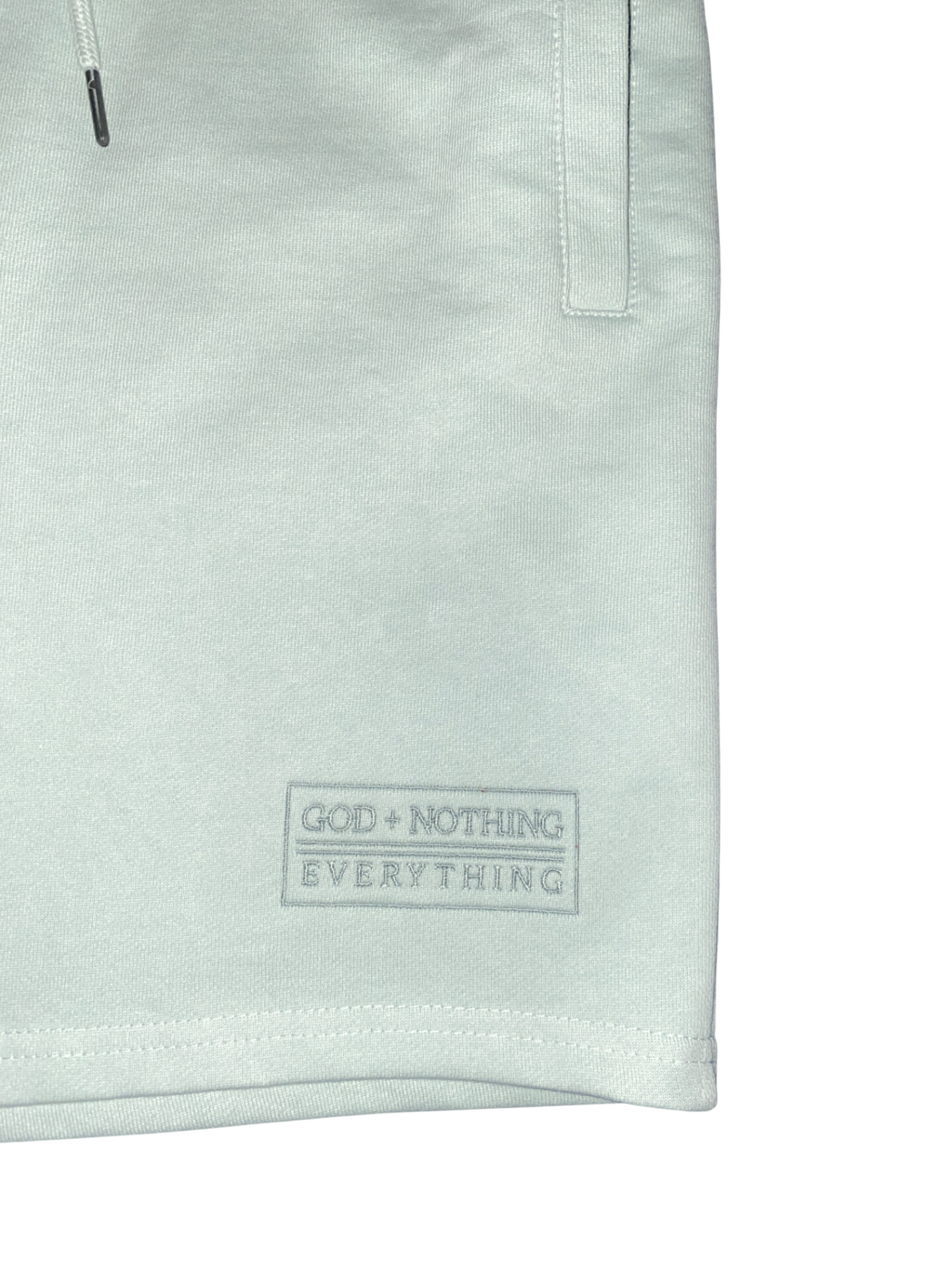GNE "TONE-Setters" Unisex Seafoam Mint Green Long-Sleeved Tee & Sweat-Short Set