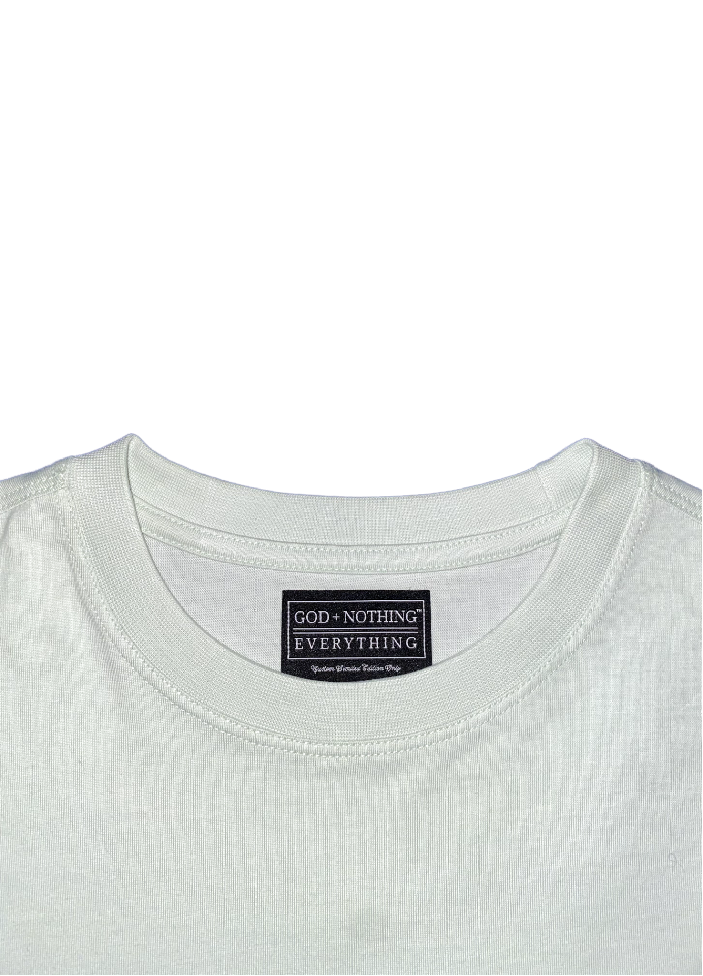 GNE "TONE-Setters" Unisex Seafoam Mint Green Long-Sleeved Tee & Sweat-Short Set