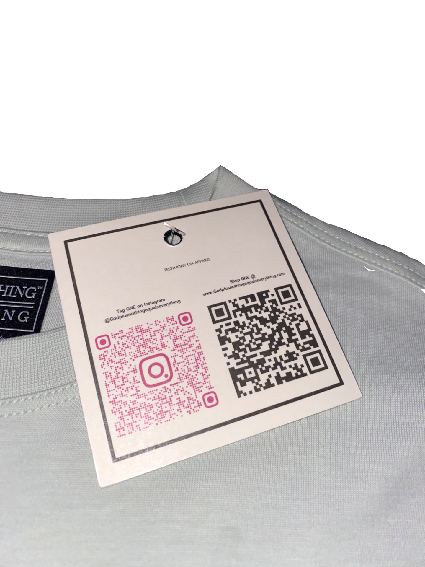 GNE "TONE-Setters" Unisex Seafoam Mint Green Long-Sleeved Tee & Sweat-Short Set