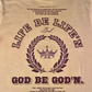GNE "Life be Life'n but God be God'n" Unisex Tan Short-Sleeved Tee