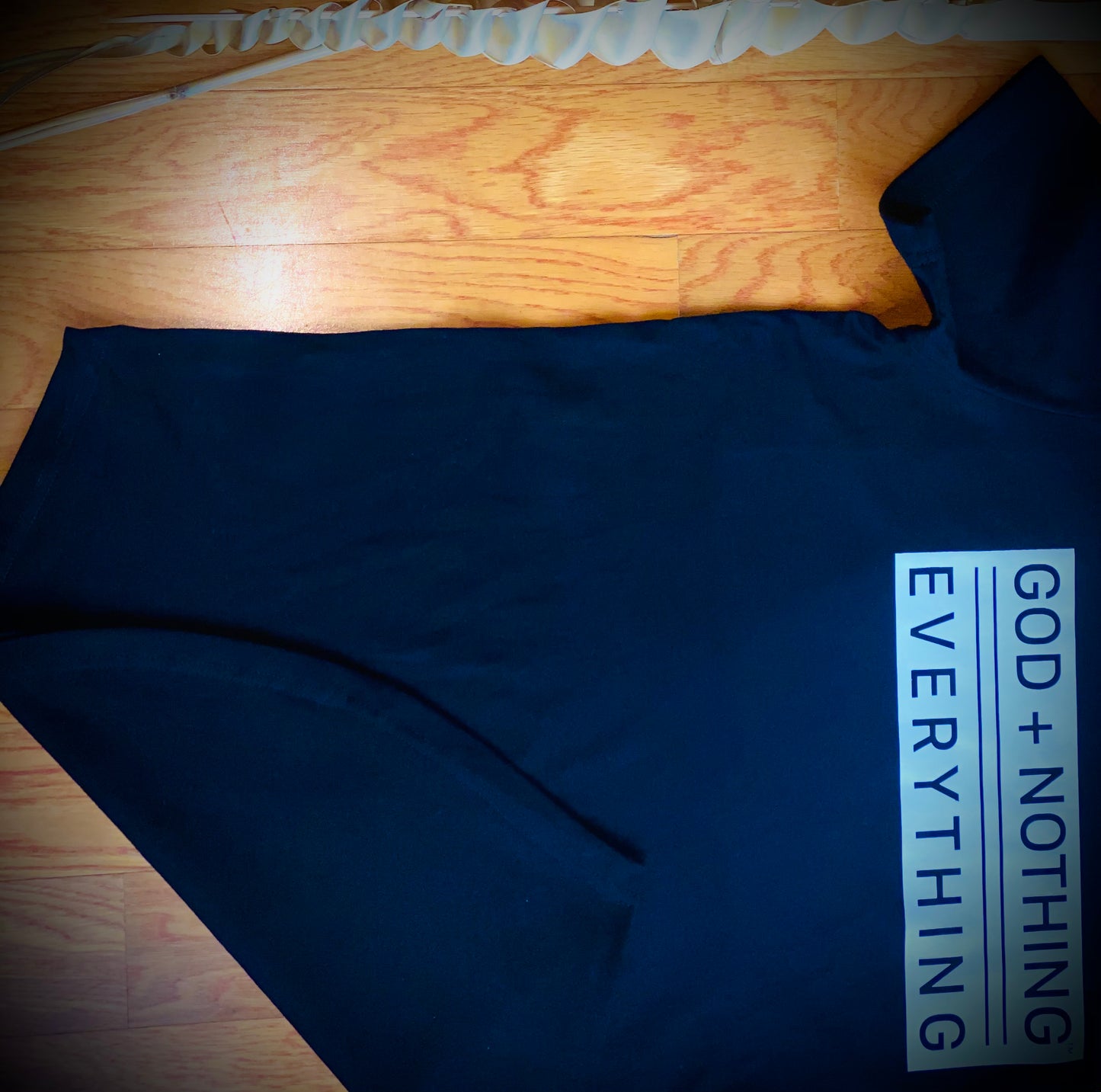 GNE "ClassicRec™" Logo Men's Black Short-Sleeved, Curved Hem Tee